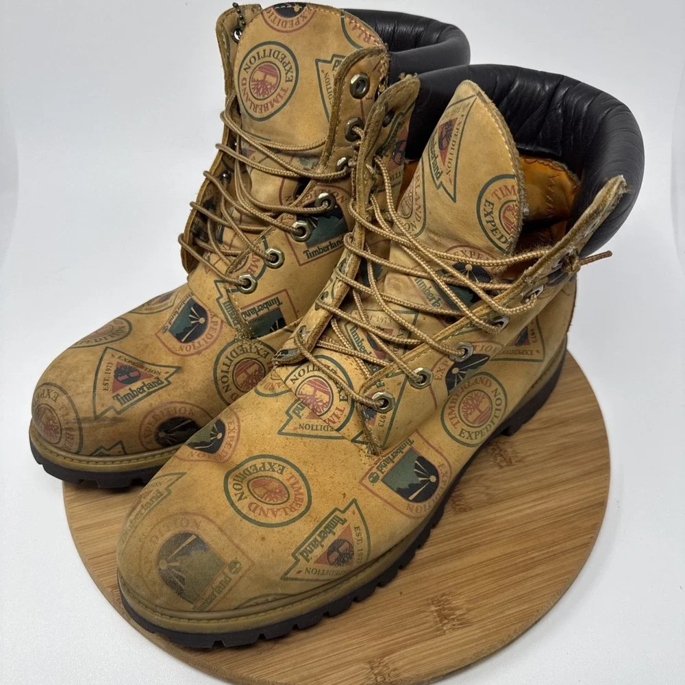 Timberland Expedition Limited Edition 1973 Wheat Nubuck Boots Mens US‎ Sz 11 1/2